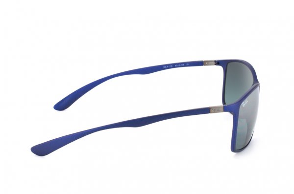   Ray-Ban Liteforce RB4179-6015-88 Matte Blue | Grey Silver Mirror