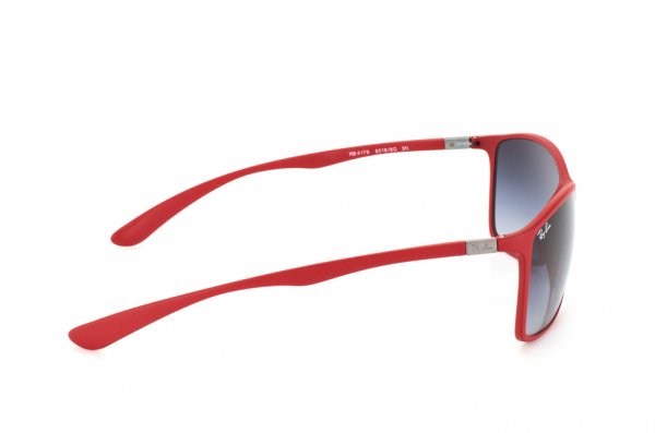   Ray-Ban Liteforce RB4179-6018-8G Matte Red | Gradient Grey