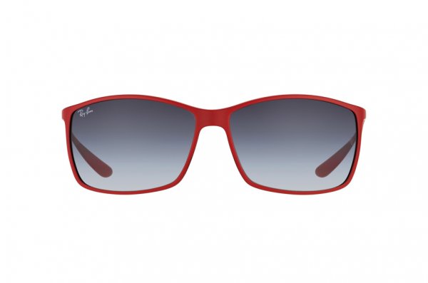   Ray-Ban Liteforce RB4179-6018-8G Matte Red | Gradient Grey