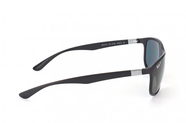   Ray-Ban Liteforce RB4213-601S-9A Matt Black | Grey/Green Polarized
