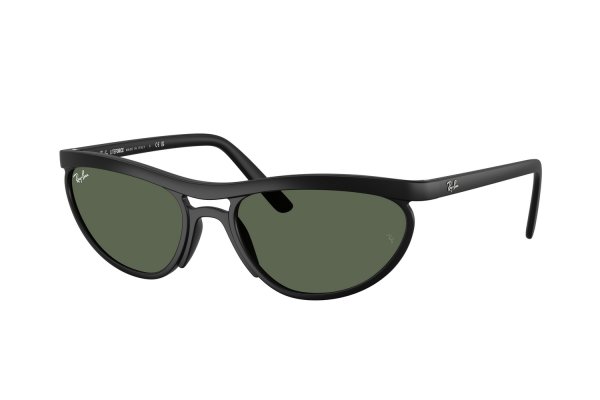 Sunglasses Ray-Ban Liteforce RB4453-601S-71 Matt Black | Natural Green