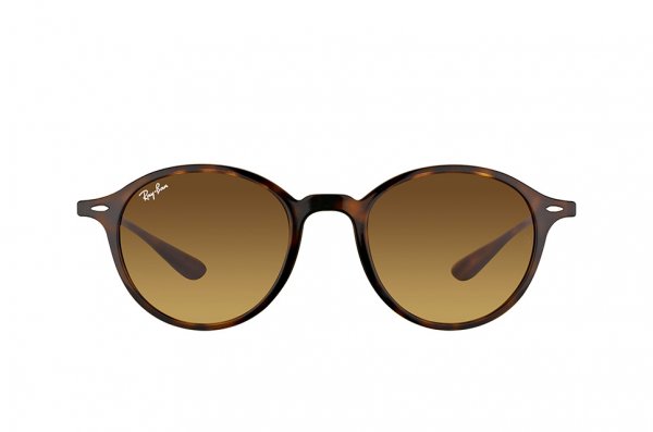   Ray-Ban Liteforce Round RB4237-710-85 Light Havana | Brown Gradient