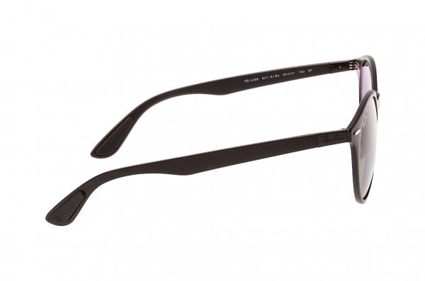   Ray-Ban Liteforce Round RB4296-601S-9A Matt Black | Natural Green Polarized