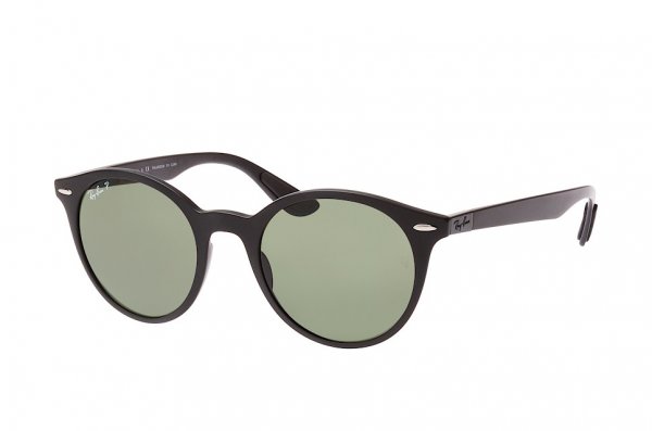   Ray-Ban Liteforce Round RB4296-601S-9A Matt Black | Natural Green Polarized