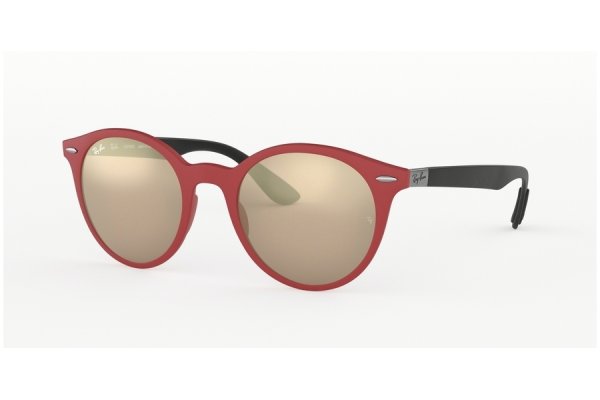   Ray-Ban Liteforce Round RB4296-6345-5A Red / Grey | Gold Mirror