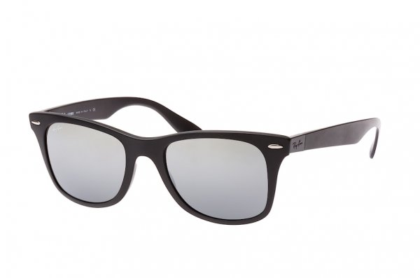   Ray-Ban Liteforce Wayfarer RB4195-601S-88 Matt Black | Grey Mirror