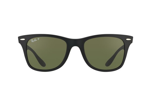   Ray-Ban Liteforce Wayfarer RB4195F-601S-9A Matt Black | APX Grey/Green Polarized