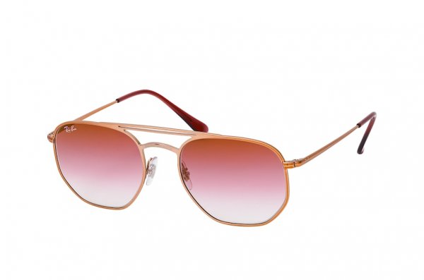   Ray-Ban Marshal Double Bridge RB3609-9141-0T Dark Arista | Red Gradient Mirror