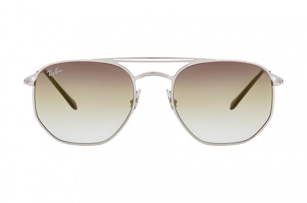   Ray-Ban Marshal Double Bridge RB3609-9142-0R Matt Silver | Green Gradient