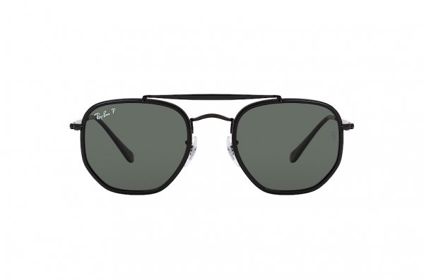   Ray-Ban Marshal RB3648M-002-58 Black | Natural Green Polarized