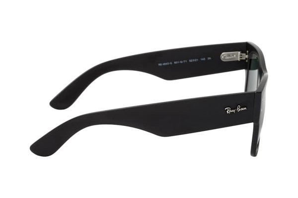   Ray-Ban Mega Wayfarer Liteforce RB4840S-601S-71 Matt Black | Natural Green