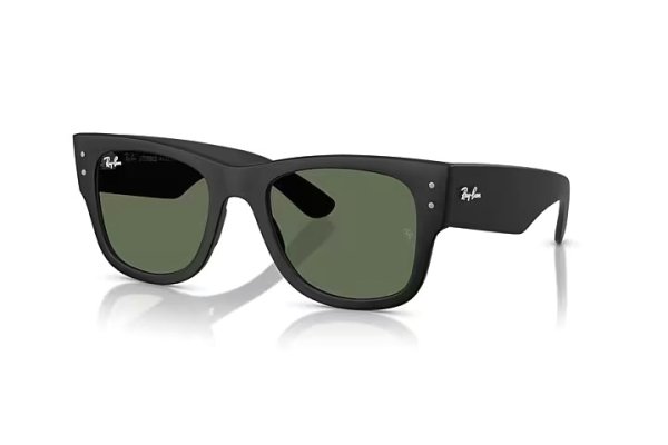   Ray-Ban Mega Wayfarer Liteforce RB4840S-601S-71 Matt Black | Natural Green