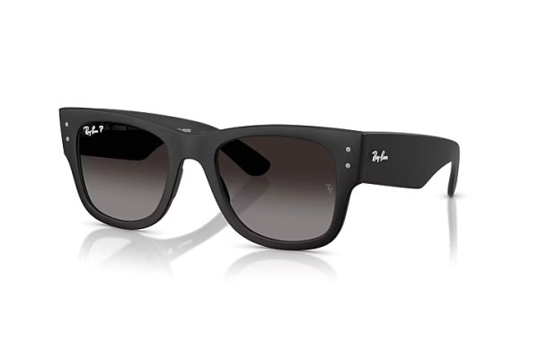  Ray-Ban Mega Wayfarer Liteforce RB4840S-601S-T3 Matt Black | Grey Gradient Polarized