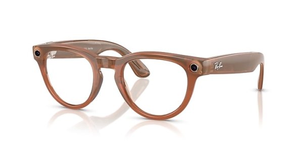   Ray-Ban Meta Headliner RW4009-6706-MF Spotted Grey | Clear / Dark Violet