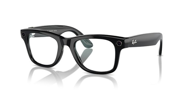   Ray-Ban Meta Wayfarer RW4006-601-SB Black | Clear / Blue Light Filter