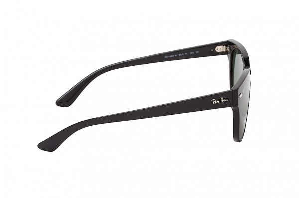 Sunglasses Ray-Ban Meteor-Flat-Lenses RB4368N-601-71 Black | Natural Green