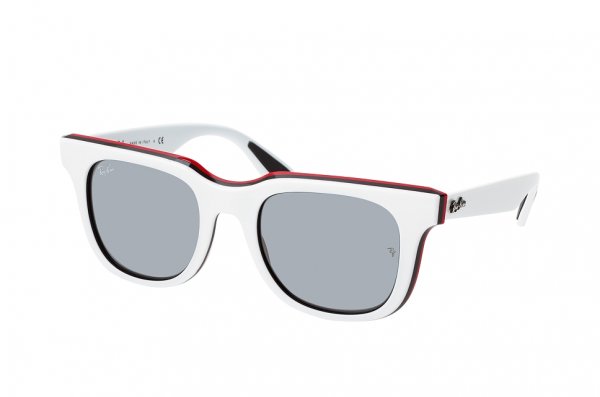 Sunglasses Ray-Ban Meteor RB4368-6519-6G White | Silver Mirror