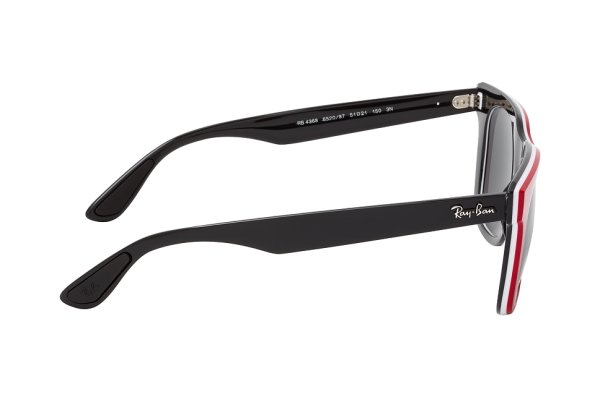   Ray-Ban Meteor RB4368-6520-87 Red / Dark Grey | Dark Grey