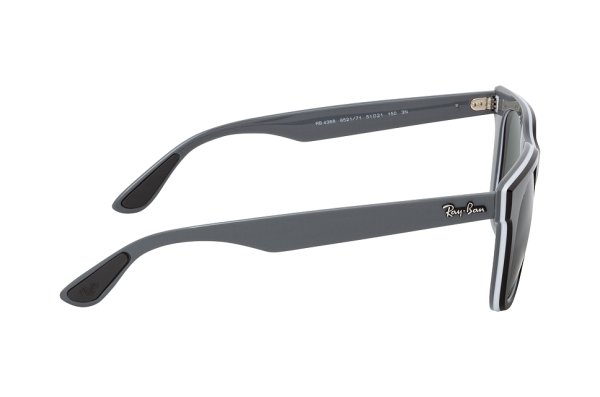 Sunglasses Ray-Ban Meteor RB4368-6521-71 Black | Natural Green