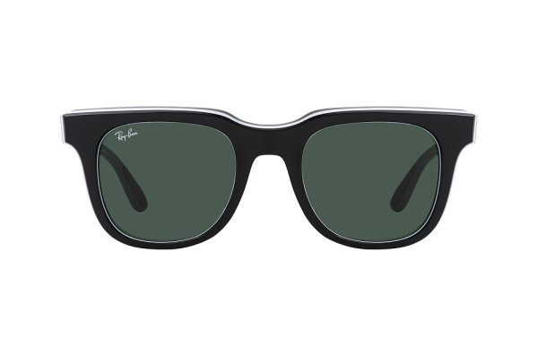 Sunglasses Ray-Ban Meteor RB4368-6521-71 Black | Natural Green