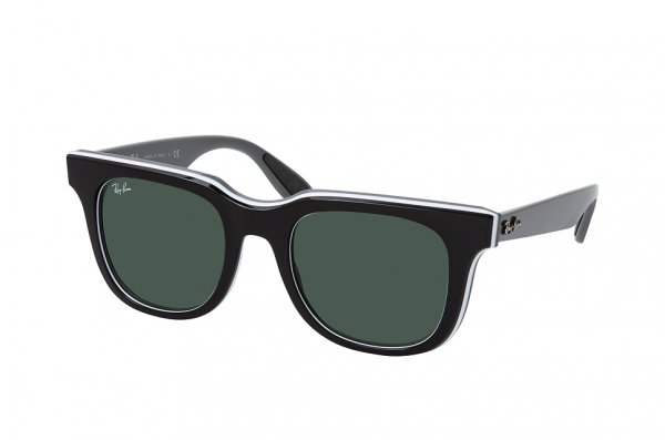 Sunglasses Ray-Ban Meteor RB4368-6521-71 Black | Natural Green