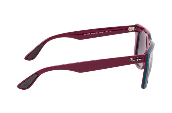 Sunglasses Ray-Ban Meteor RB4368-6524-8G Grey / Vinous | Gradient Grey
