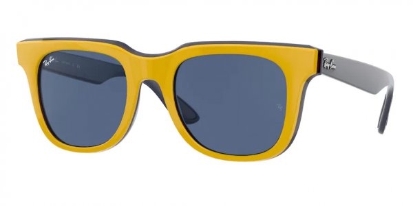 Sunglasses Ray-Ban Meteor RB4368-6525-80 Yellow / Black  | Dark Blue