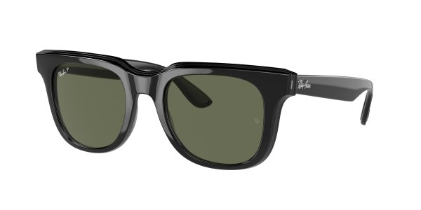 Sunglasses Ray-Ban Meteor RB4368-6545-9A Black | Natural Green Polarized
