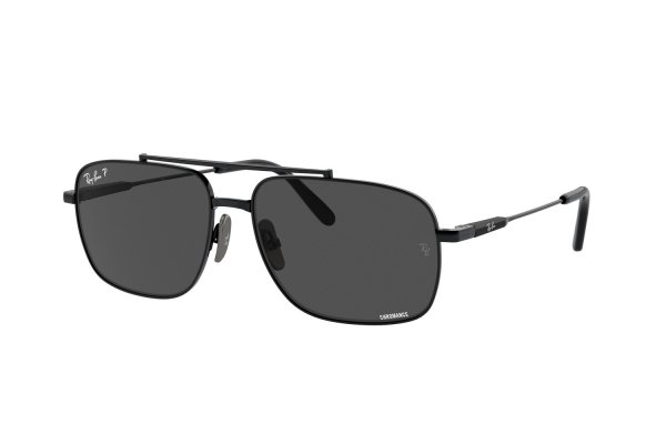   Ray-Ban Michael Titanium RB8096-9267-K8 Black | Dark Grey Polarized