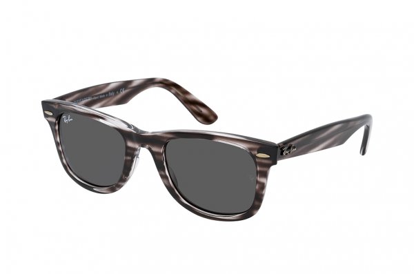   Ray-Ban Modified Wayfarer RB4340-6430-B1 Stripped Grey | Dark Grey