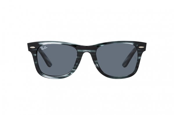   Ray-Ban Modified Wayfarer RB4340-6432-R5 Stripped Grey | Dark Blue