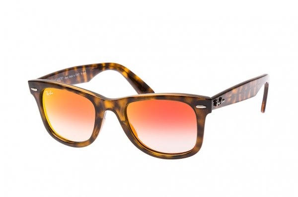   Ray-Ban Modified Wayfarer RB4340-710-4W Havana | Orange Gradient Mirror