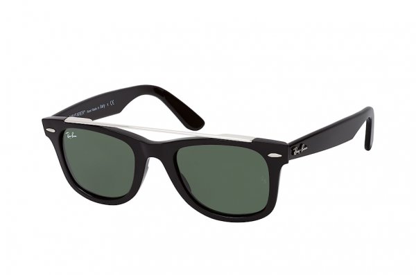   Ray-Ban Modified Wayfarer RB4540-601-31 Black | Natural Green