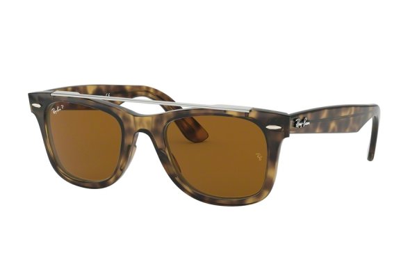   Ray-Ban Modified Wayfarer RB4540-710-57 Havana | Natural Brown Polarized