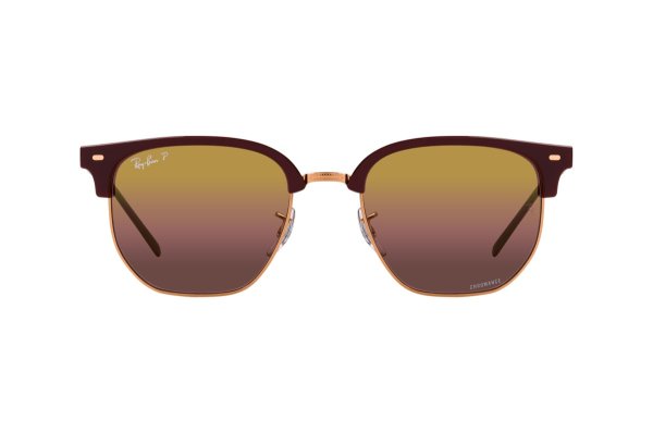   Ray-Ban New Clubmaster RB4416-6654-G9 Brown / Dark Bronze | Pink Mirror Polarized