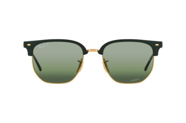   Ray-Ban New Clubmaster RB4416-6655-G4 Dark Green / Arista | Blue Mirror Polarized