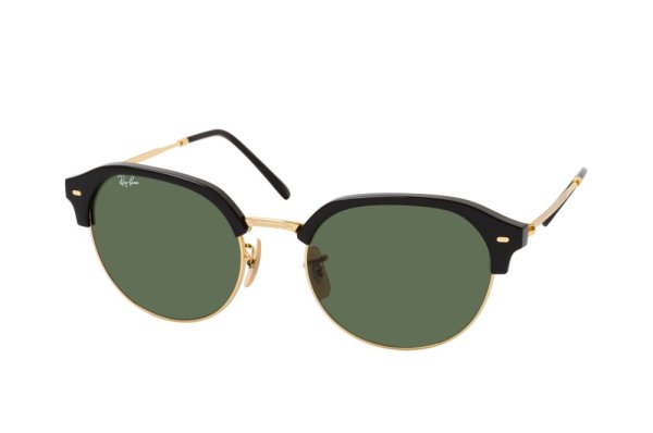   Ray-Ban New Clubround RB4429-601-31 Black / Arista | Dark Green