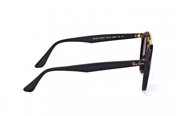   Ray-Ban New Gatsby I RB4256-601S-T3 Matt Black / Arista| Gradient Grey Polarized