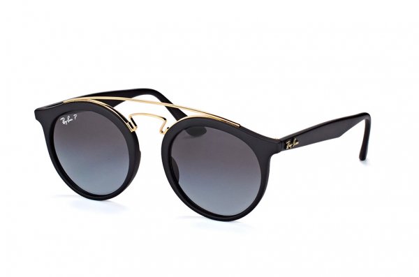   Ray-Ban New Gatsby I RB4256-601S-T3 Matt Black / Arista| Gradient Grey Polarized