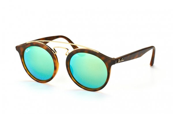   Ray-Ban New Gatsby I RB4256-6092-3R Havana / Green Mirror