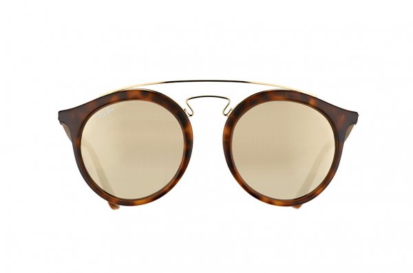   Ray-Ban New Gatsby I RB4256-6092-5A Havana / Gold Mirror