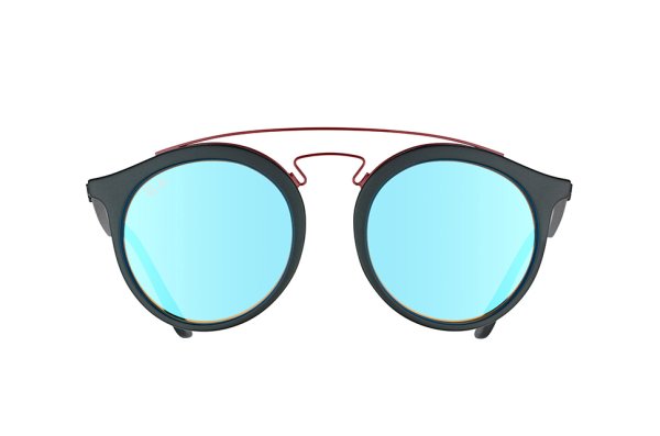   Ray-Ban New Gatsby I RB4256-6252-B7 Black/Red |  Gradient Blue