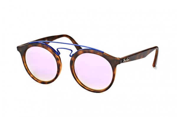   Ray-Ban New Gatsby I RB4256-6266-B0 Havana/Blue | Light Violet