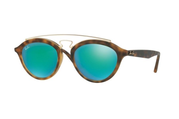   Ray-Ban New Gatsby II RB4257-6092-3R Matt Havana | Green Mirror