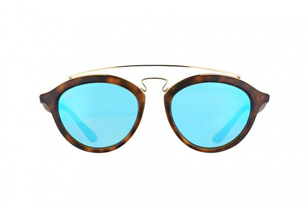   Ray-Ban New Gatsby II RB4257-6092-55 Matt Havana | APX Blue Mirror
