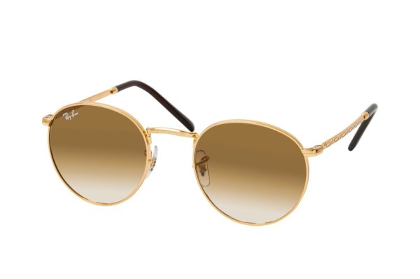   Ray-Ban New Round RB3637-001-51 Arista | Natural Brown Gradient