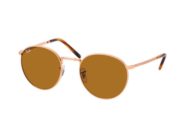   Ray-Ban New Round RB3637-9202-33 Bronze | Natural Brown