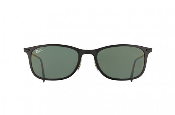   Ray-Ban New Wayfarer LightRay RB4225-601S-71 Matt Black| APX Grey/Green 