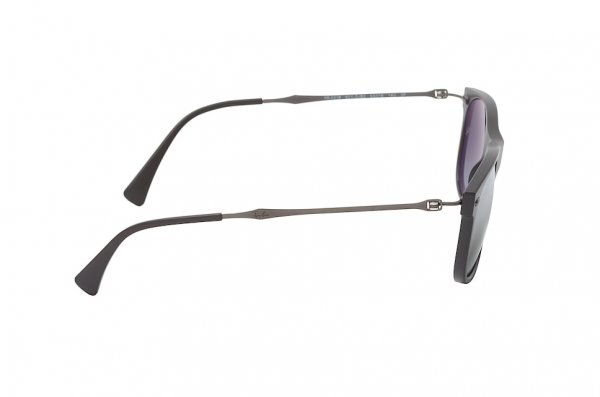   Ray-Ban New Wayfarer LightRay RB4318-601S-82 Matt Black | Polarized Silver Mirror