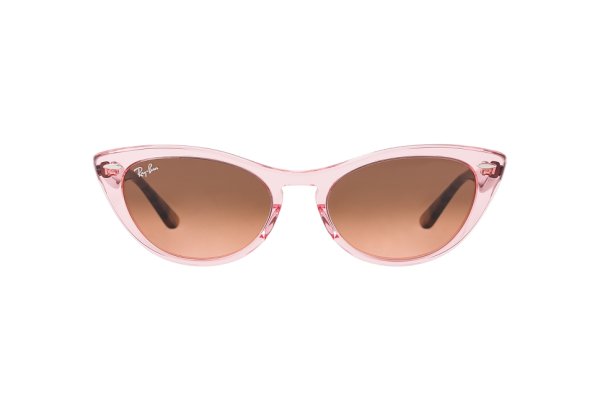   Ray-Ban Nina RB4314N-1282-A5 Transparent Pink / Havana | Gradient Dark Brown